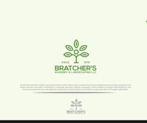 Logo Design by Niizam's for Bratcher's Nursery & Landscaping LLC | Design: #18280449