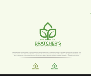 Logo Design by Niizam's for Bratcher's Nursery & Landscaping LLC | Design: #18280450