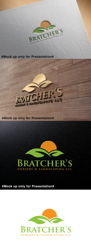 Logo Design by designmind78 for Bratcher's Nursery & Landscaping LLC | Design: #18252366