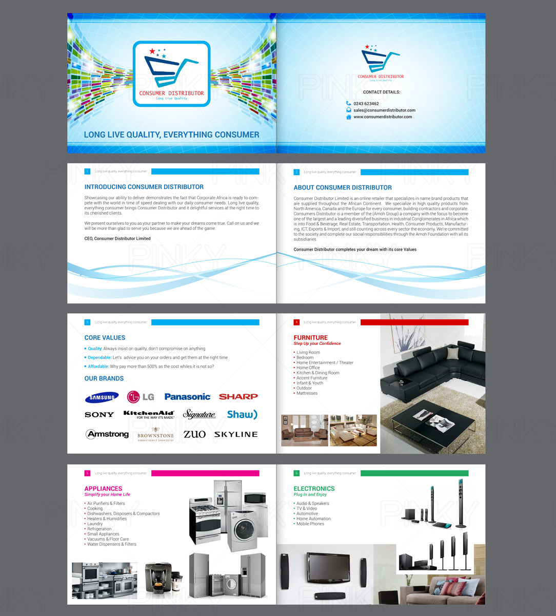 Brochure Design by Pinky  for this project | Design #2683164