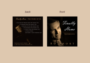 Finally Home (title of music CD cover) | CD-Cover-Design von Amduat Design
