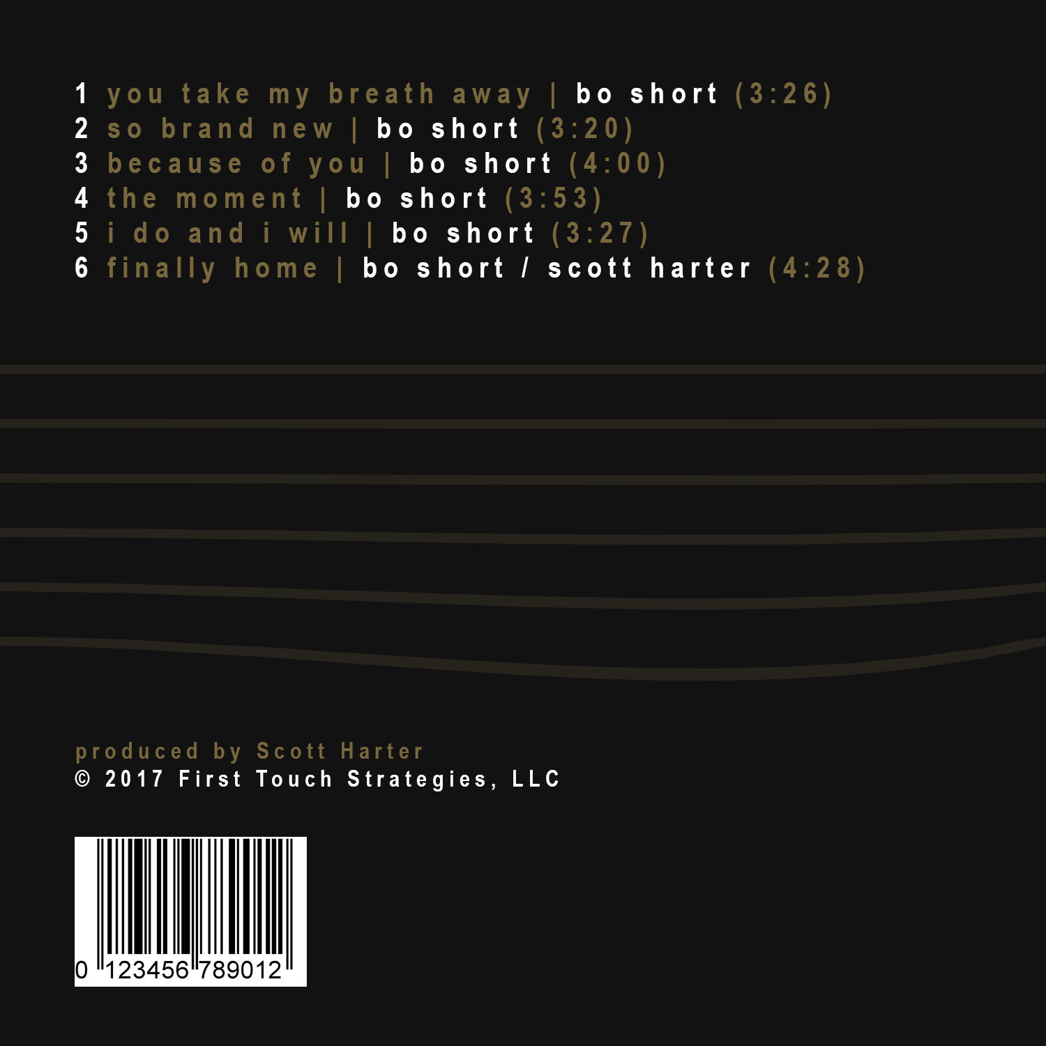 CD Cover Design by Ice Montejo for Bo Short Online | Design #15886492