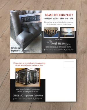Postcard Design by alex989 for DESIGN INC. | Design: #15776531