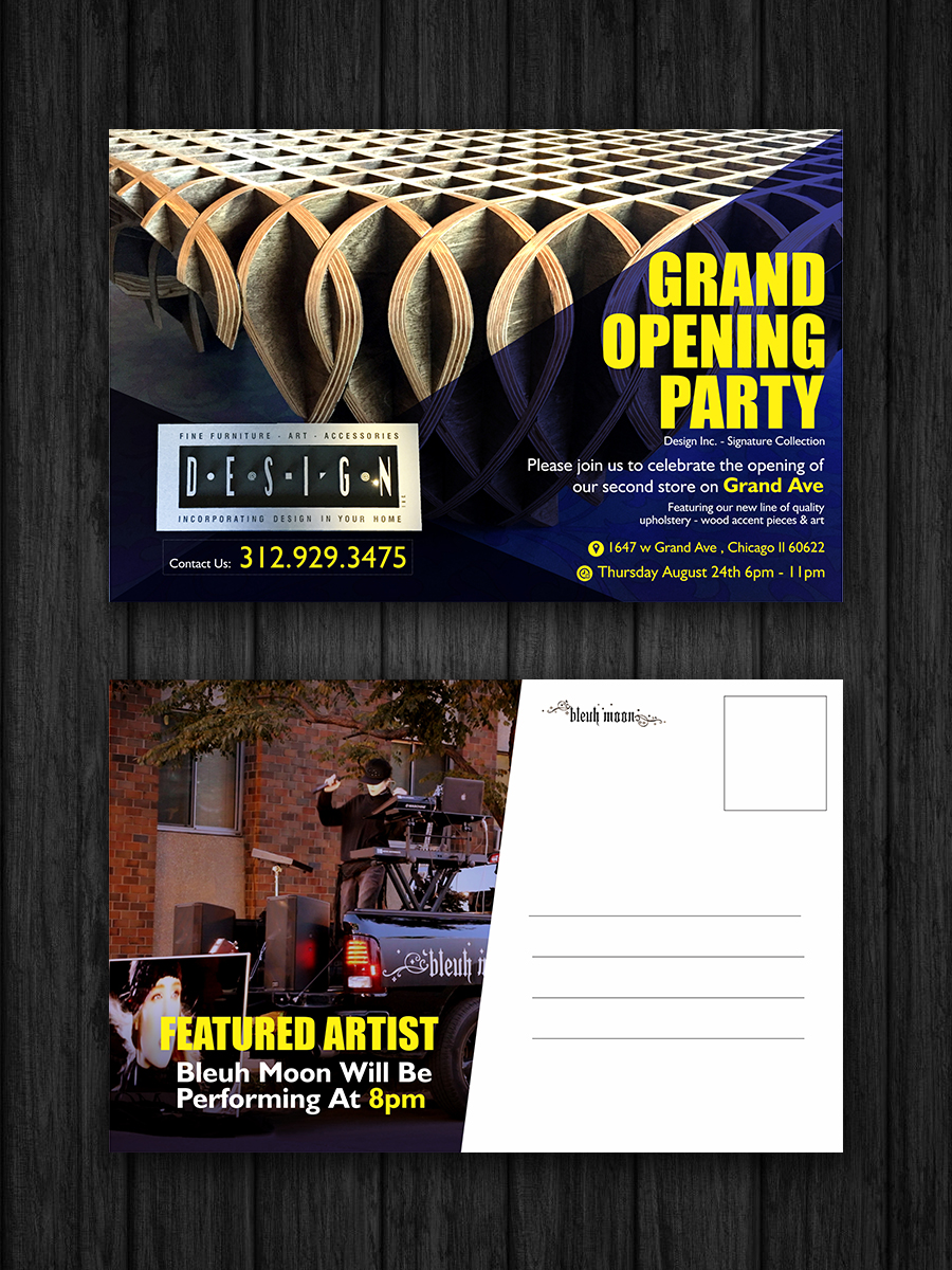 Postcard Design by ESolz Technologies for DESIGN INC. | Design: #15791650