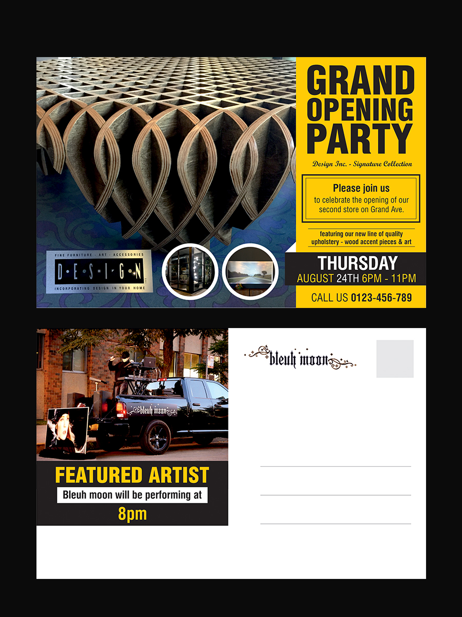 Postcard Design by creativepix for DESIGN INC. | Design #15798370