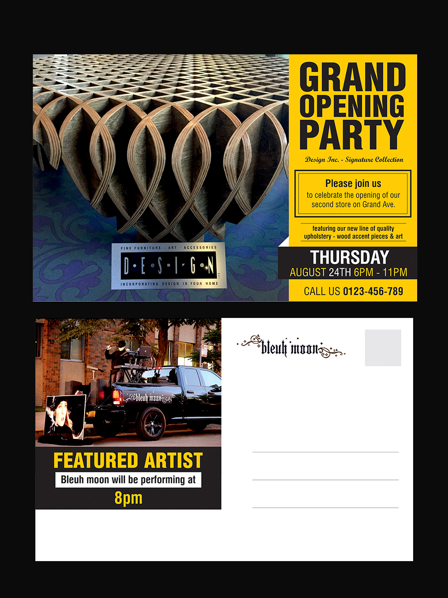 Postcard Design by creativepix for DESIGN INC. | Design #15798427