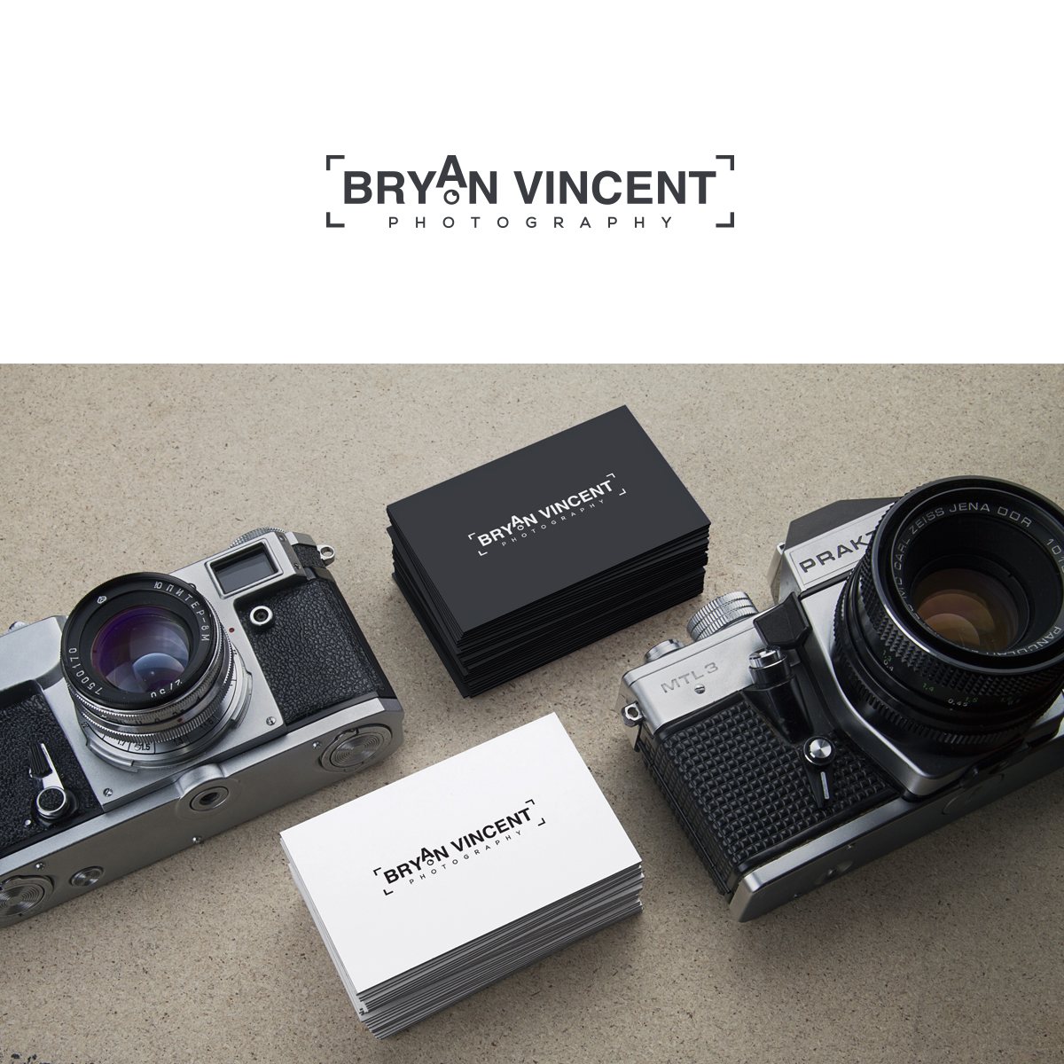 Logo Design by IMD-HUB for Bryan Vincent Photography | Design #15805783