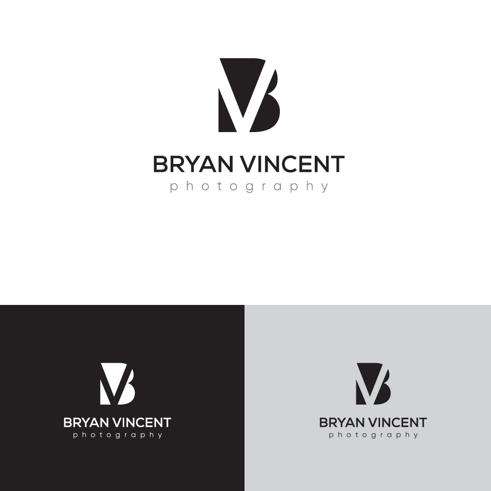 Logo Design by Sathyakumar.G for Bryan Vincent Photography | Design #15909651