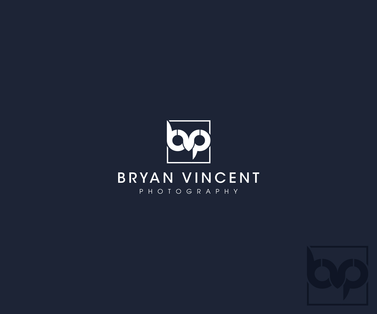 Logo Design by Salina R for Bryan Vincent Photography | Design #15819788