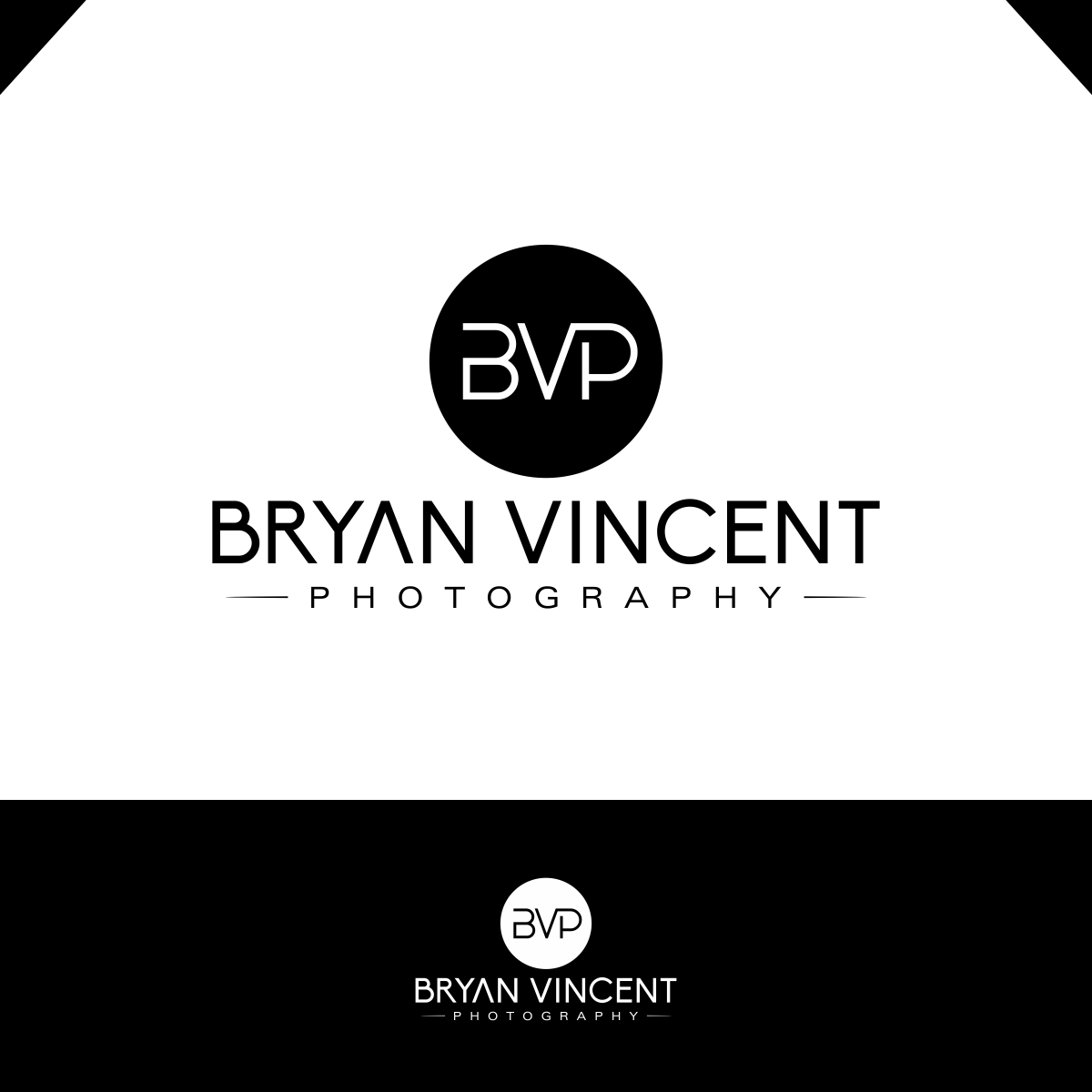 Logo Design by e-graphics for Bryan Vincent Photography | Design #15814790