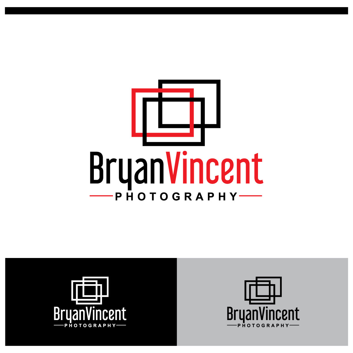 Logo Design by e-graphics for Bryan Vincent Photography | Design #15814792