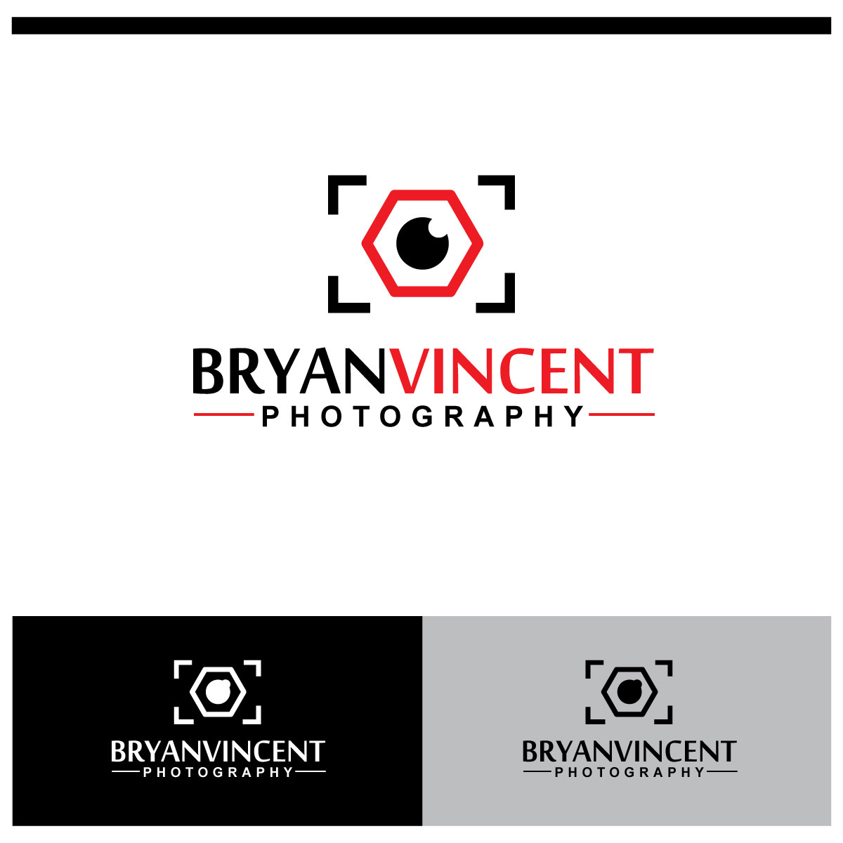 Logo Design by e-graphics for Bryan Vincent Photography | Design #15814793