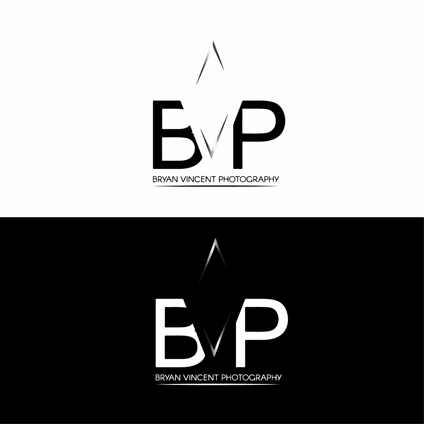 Logo Design by bessyshie for Bryan Vincent Photography | Design #15841955
