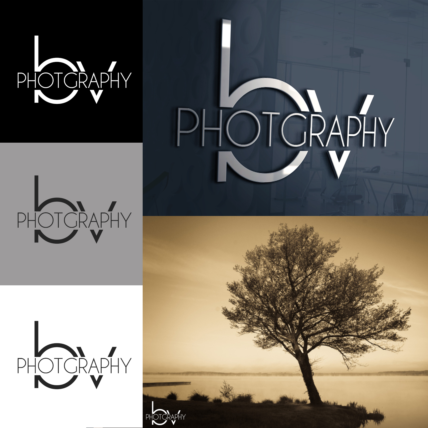 Logo Design by Ares Graphics for Bryan Vincent Photography | Design #15818563