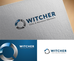 1st Line - W I T C H E R 2nd Line - CPAs & Business Advisors | Diseño de Logo por dharlan