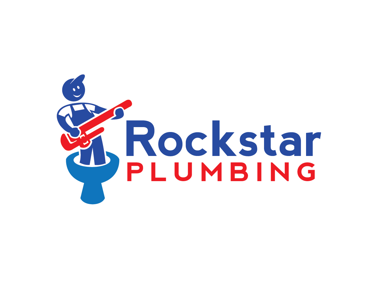 Logo Design by renderman for Rockstar plumbing | Design #15786014