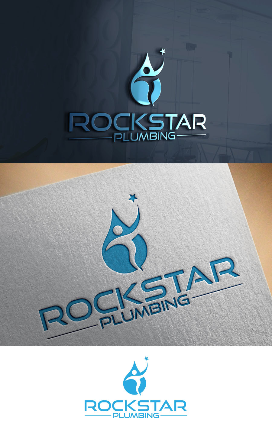 Logo-Design von supercreative für Rockstar plumbing | Design: #15789659