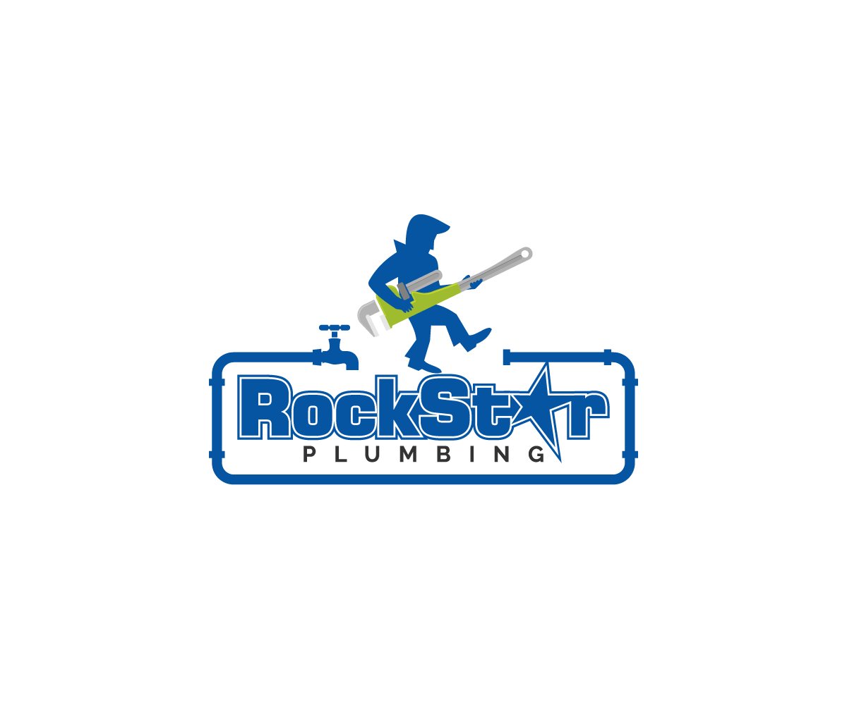 Logo-Design von taufik_alrahman für Rockstar plumbing | Design #15798776