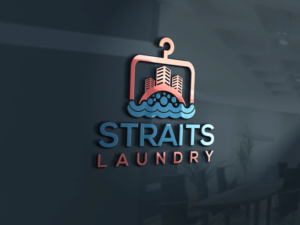 Logo Design by rocklee for Straits Laundry Pte Ltd  | Design: #15824226