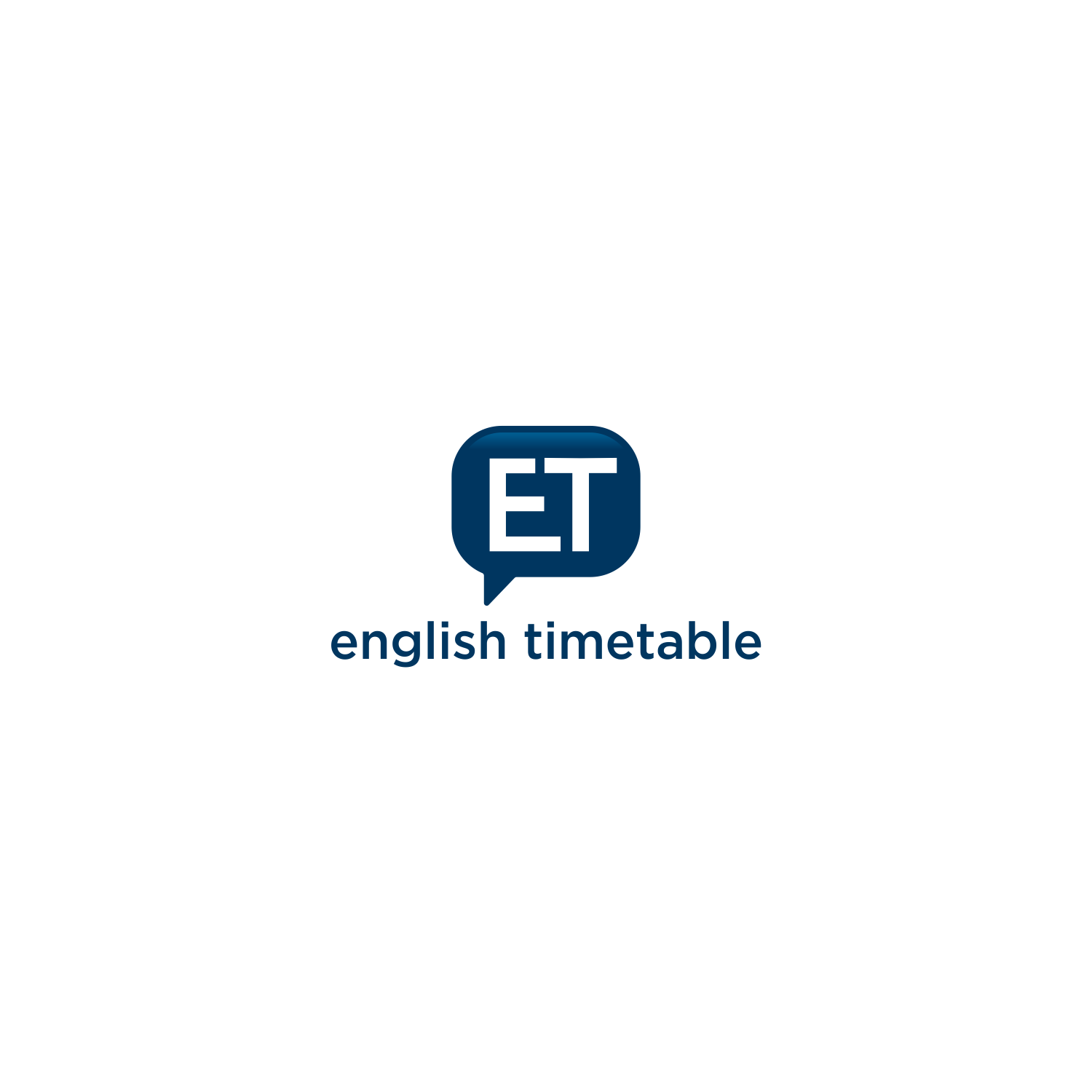Logo Design by hidro for English Timetable | Design #15787532