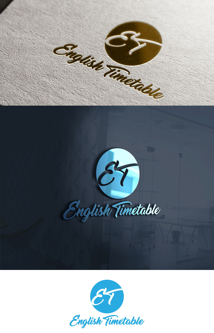 Logo Design by saeinpahore41504 for English Timetable | Design #15794442