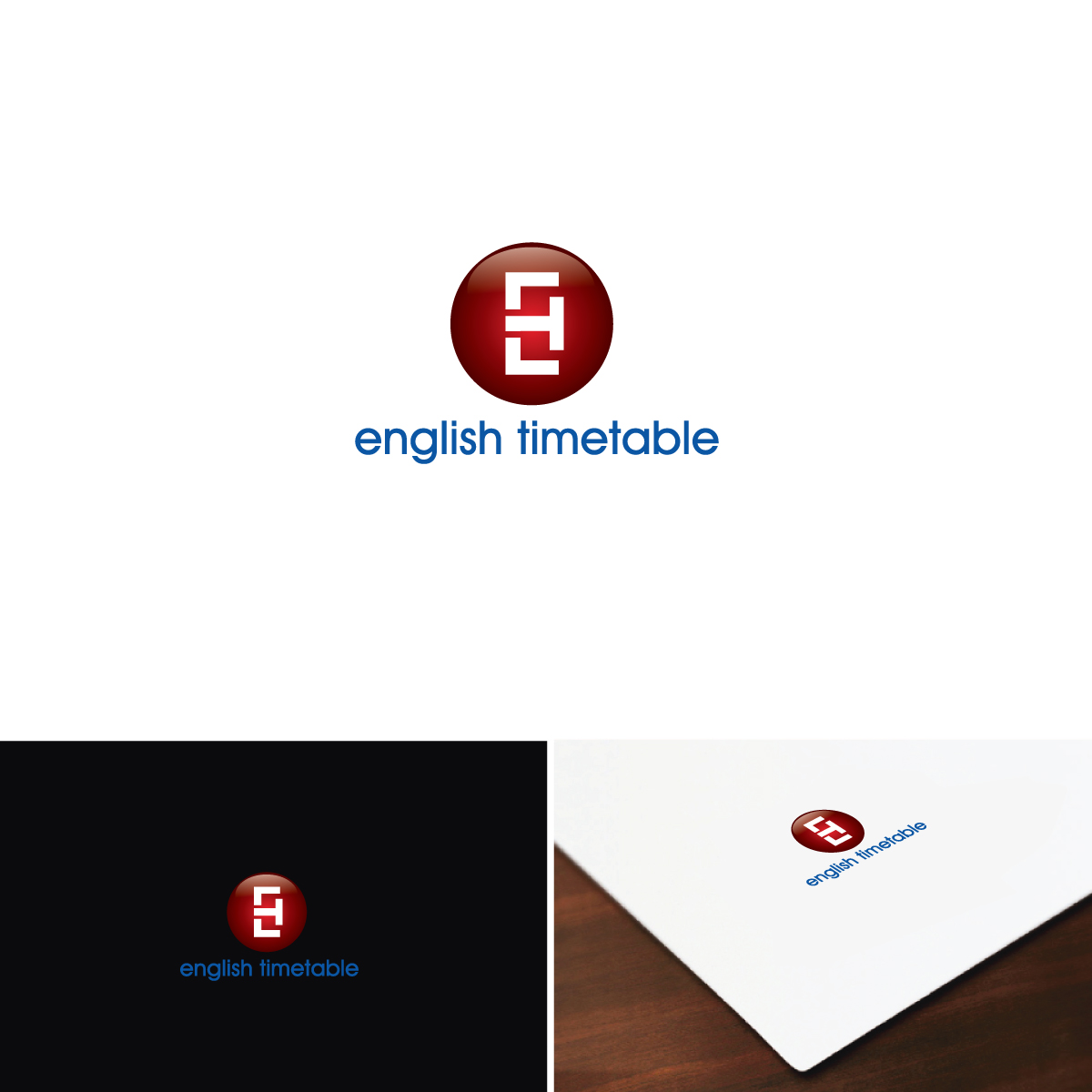 Logo Design by e-graphics for English Timetable | Design #15801147