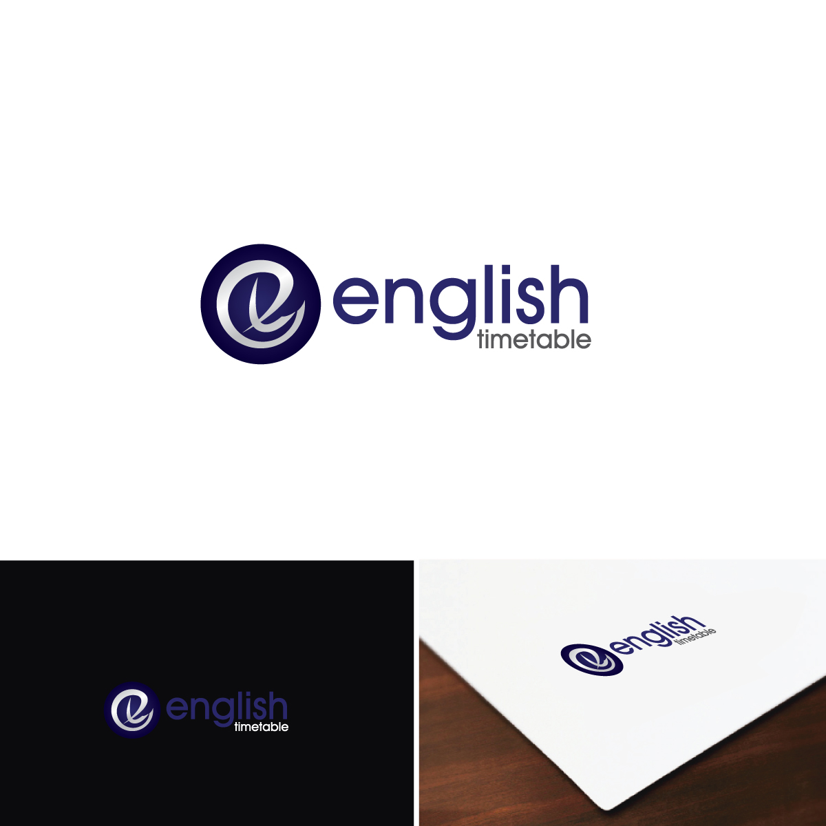 Logo Design by e-graphics for English Timetable | Design #15817779