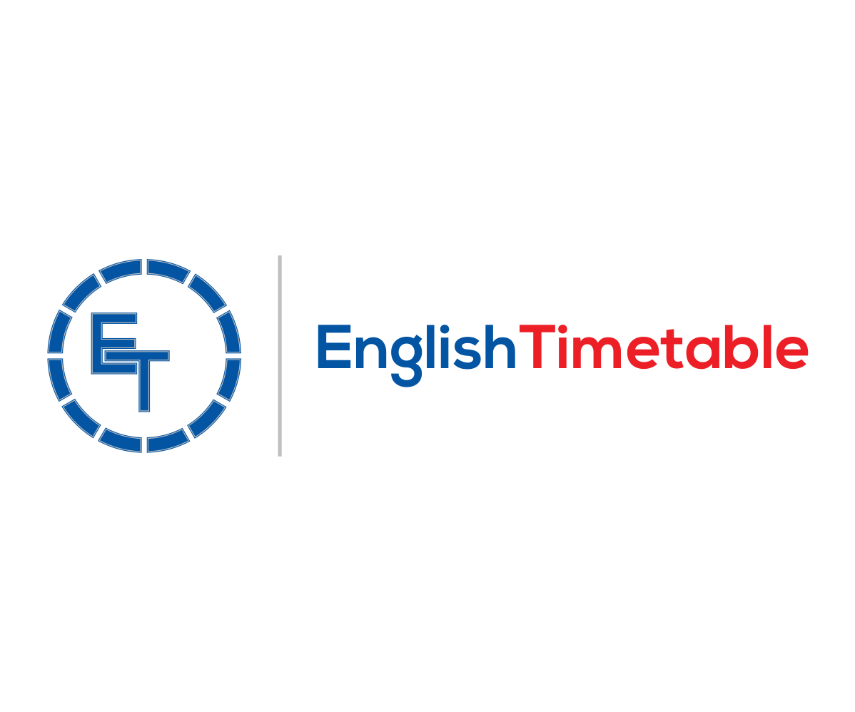 Logo Design by run for English Timetable | Design #15817440