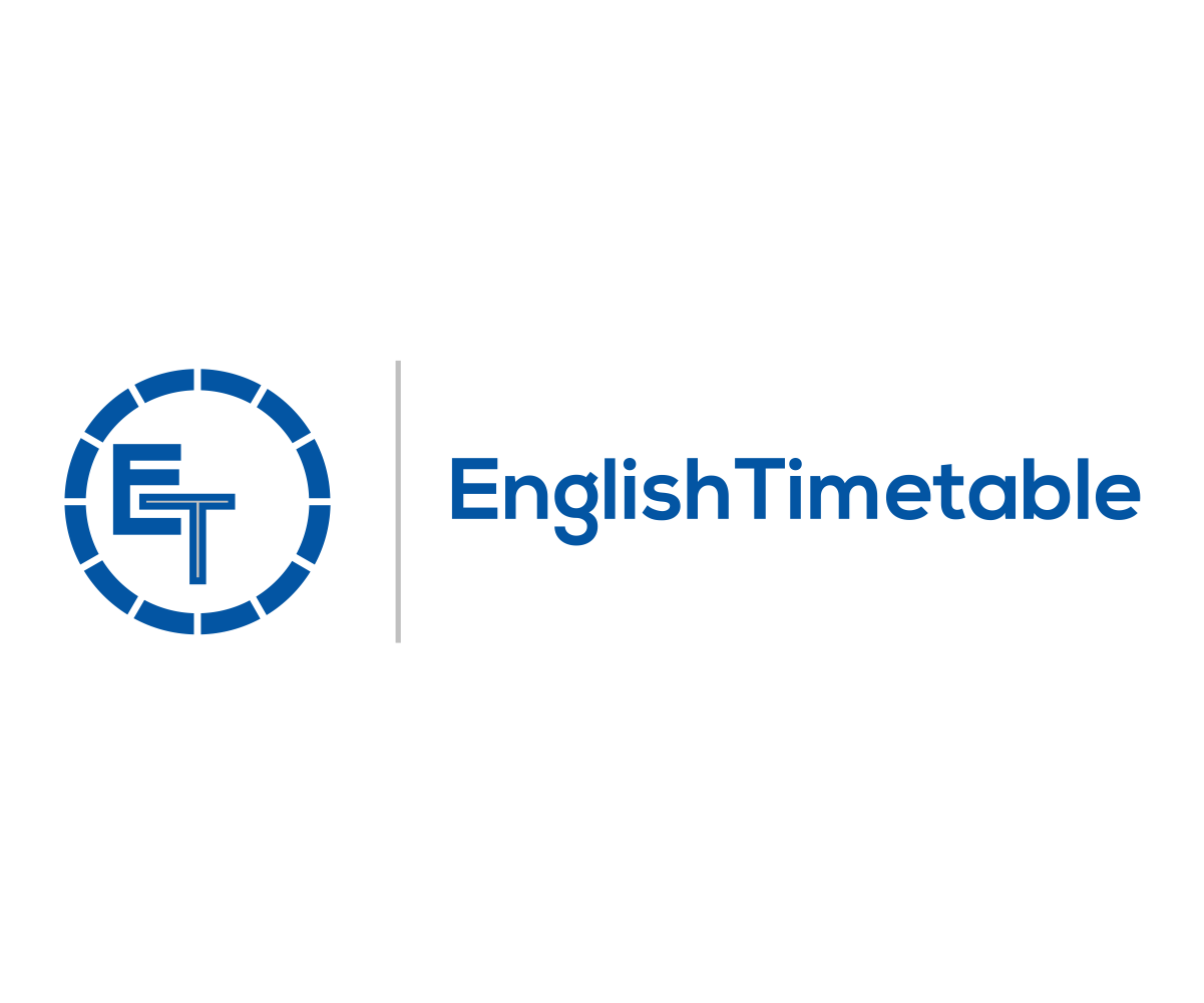 Logo Design by run for English Timetable | Design #15886128