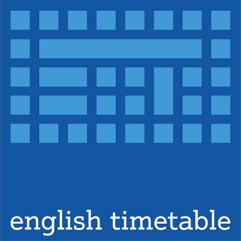 Logo Design by g a b e for English Timetable | Design #15797935