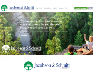 Design de Logo par carina_designs pour Jacobson & Schmitt Advisors LLC | Design #15859309