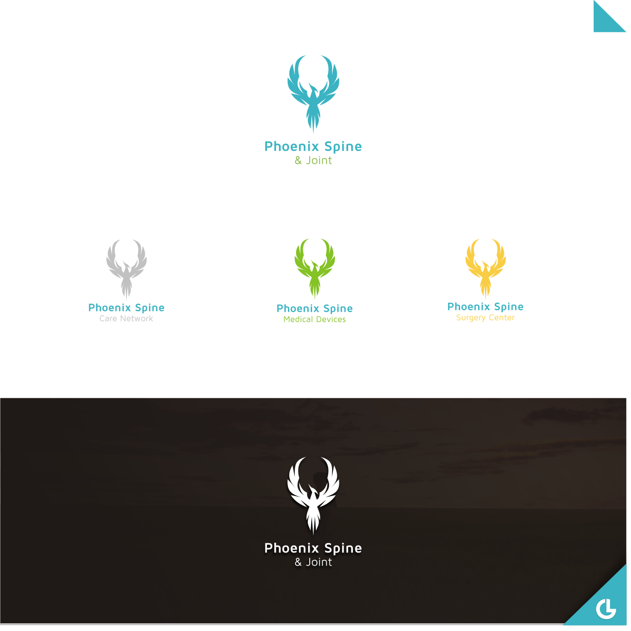 Logo Design by R!CKY for Phoenix Spine | Design #15902594