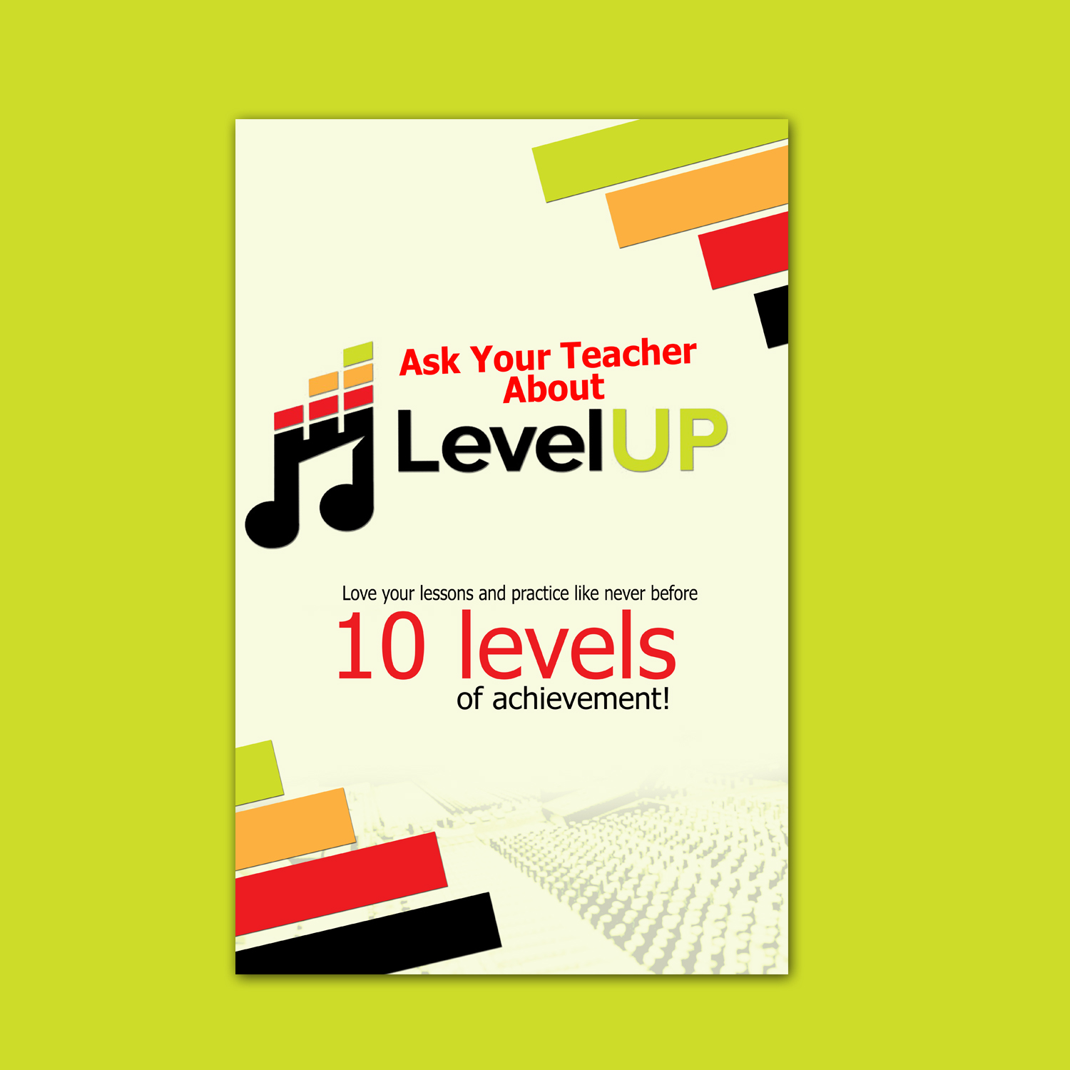 Flyer Design by Mute 3 for Love Family Piano | Design #15824106