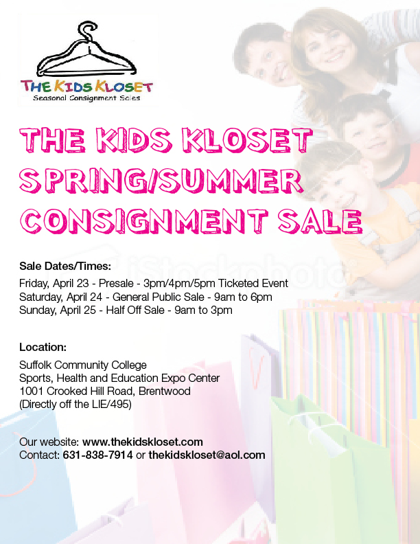 Flyer Design by Matthew Cottam for The Kids Kloset | Design #39097
