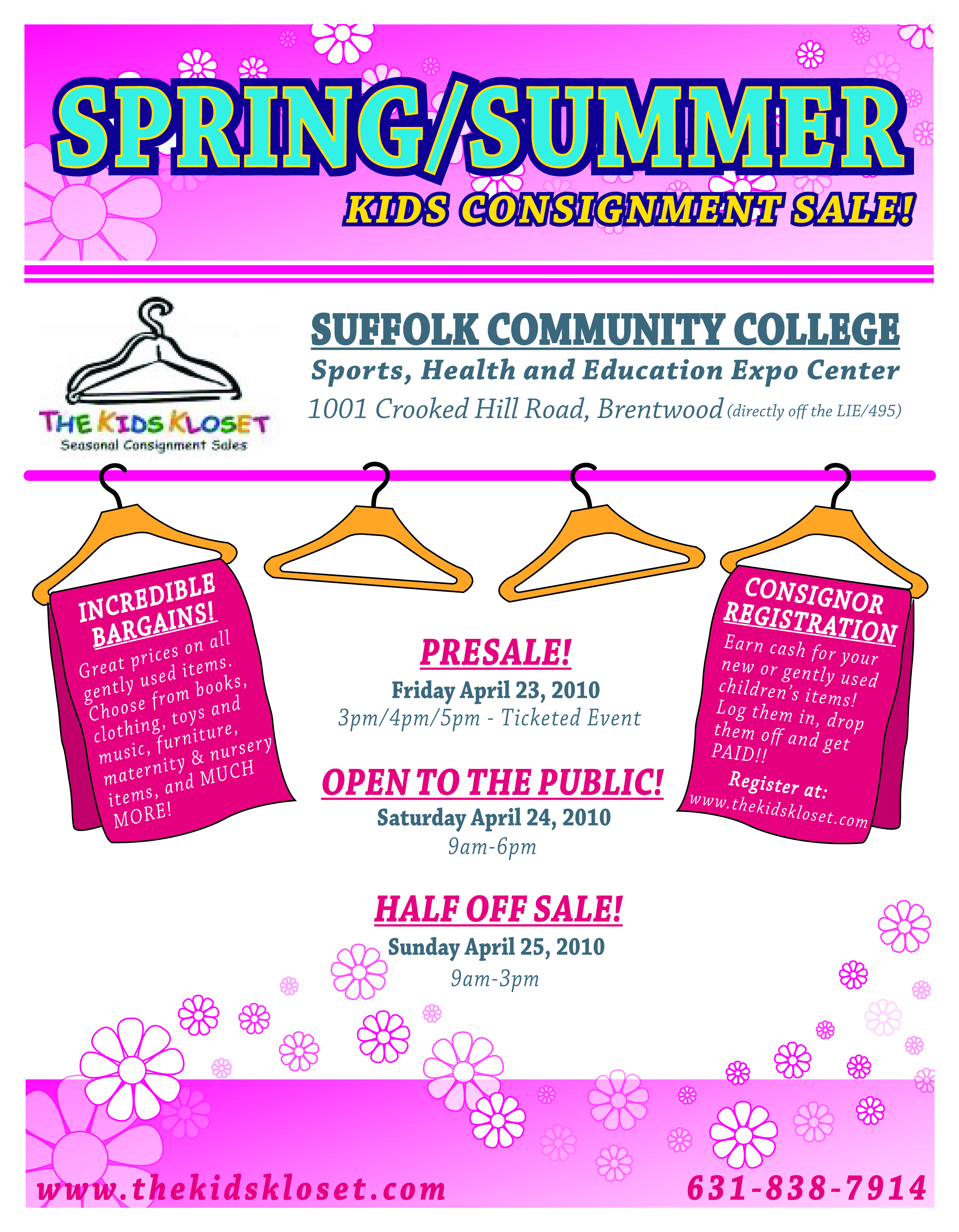 Flyer Design by Stellar Designs for The Kids Kloset | Design #39787