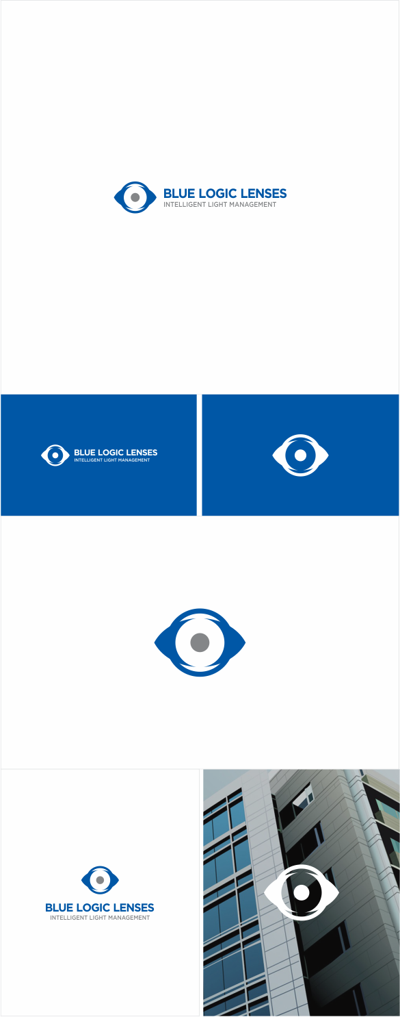 Logo Design by Naavyd for Blue Logic Lenses | Design #15939919