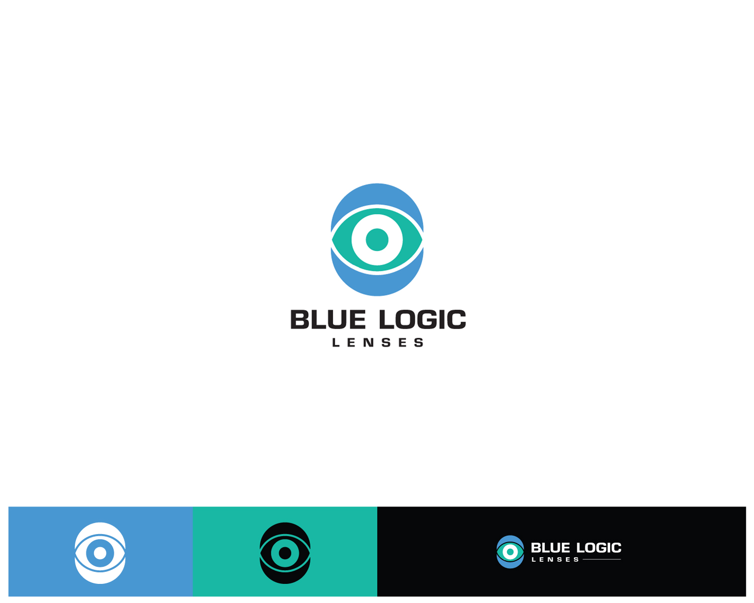 Logo Design by anonrotide for Blue Logic Lenses | Design #15991055