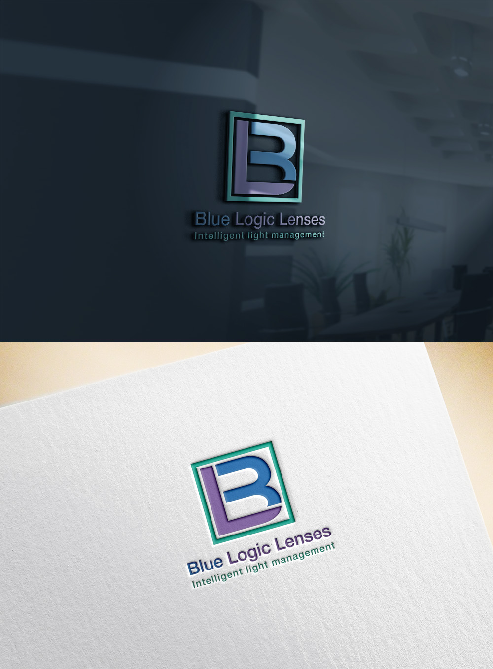 Logo Design by Deep Night for Blue Logic Lenses | Design #15917098
