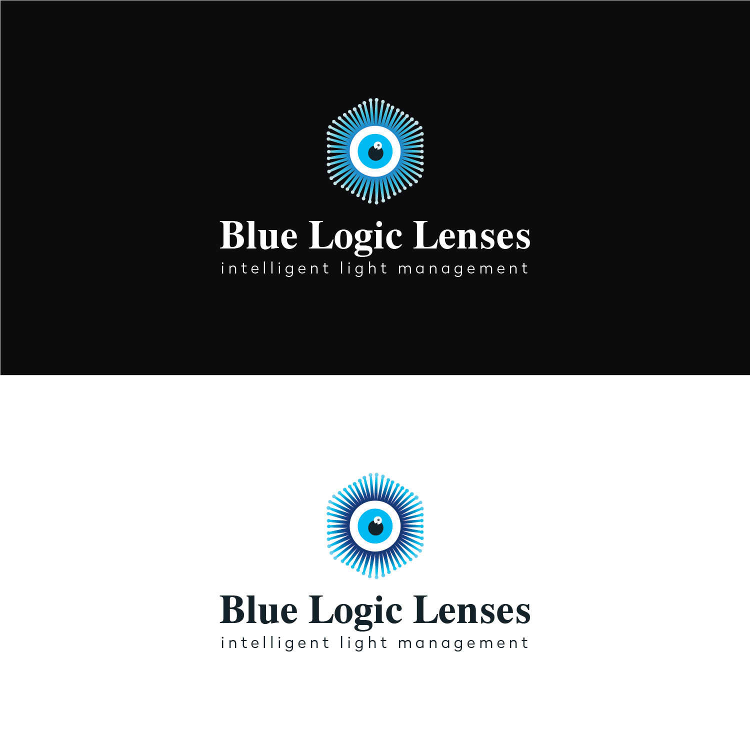 Logo Design by Muhammad Imran 3 for Blue Logic Lenses | Design #15918301