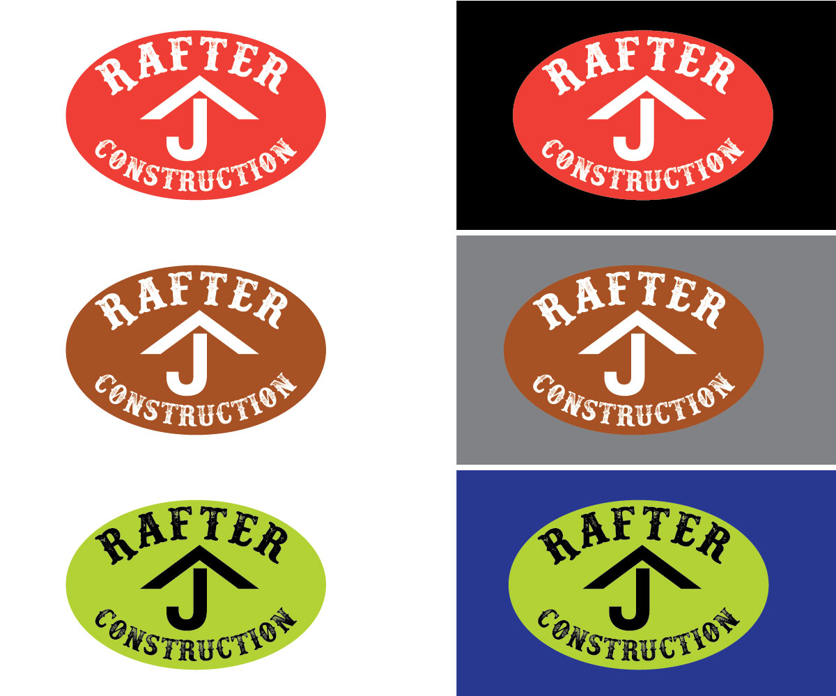 Logo-Design von joliau für Rafter J Construction | Design #15783792