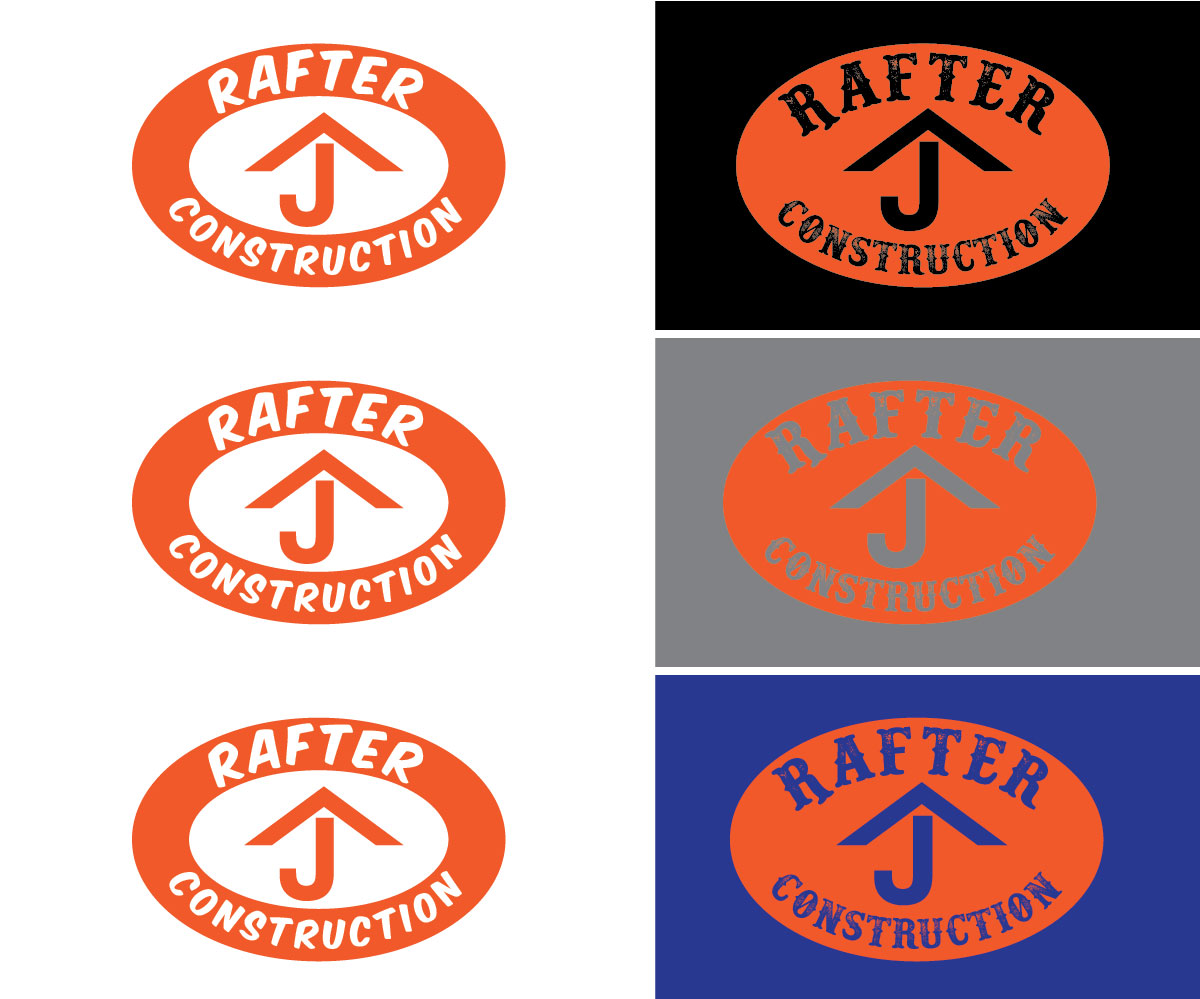 Logo-Design von joliau für Rafter J Construction | Design #15783793