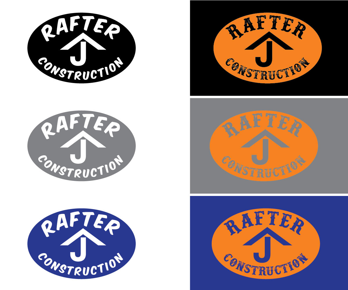 Logo-Design von joliau für Rafter J Construction | Design #15783794