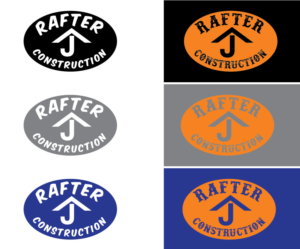 Logo-Design von joliau für Rafter J Construction | Design: #15783794