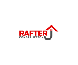 Logo-Design von Liyana für Rafter J Construction | Design: #15783805
