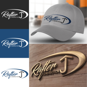 Diseño de Logo por Ares Graphics para Rafter J Construction | Diseño #15789600