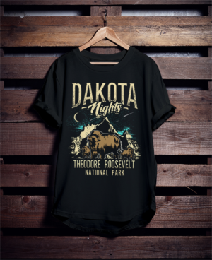 Dakota Nights T-shirt for Theodore Roosevelt National Park | T-Shirt-Design von Jonya