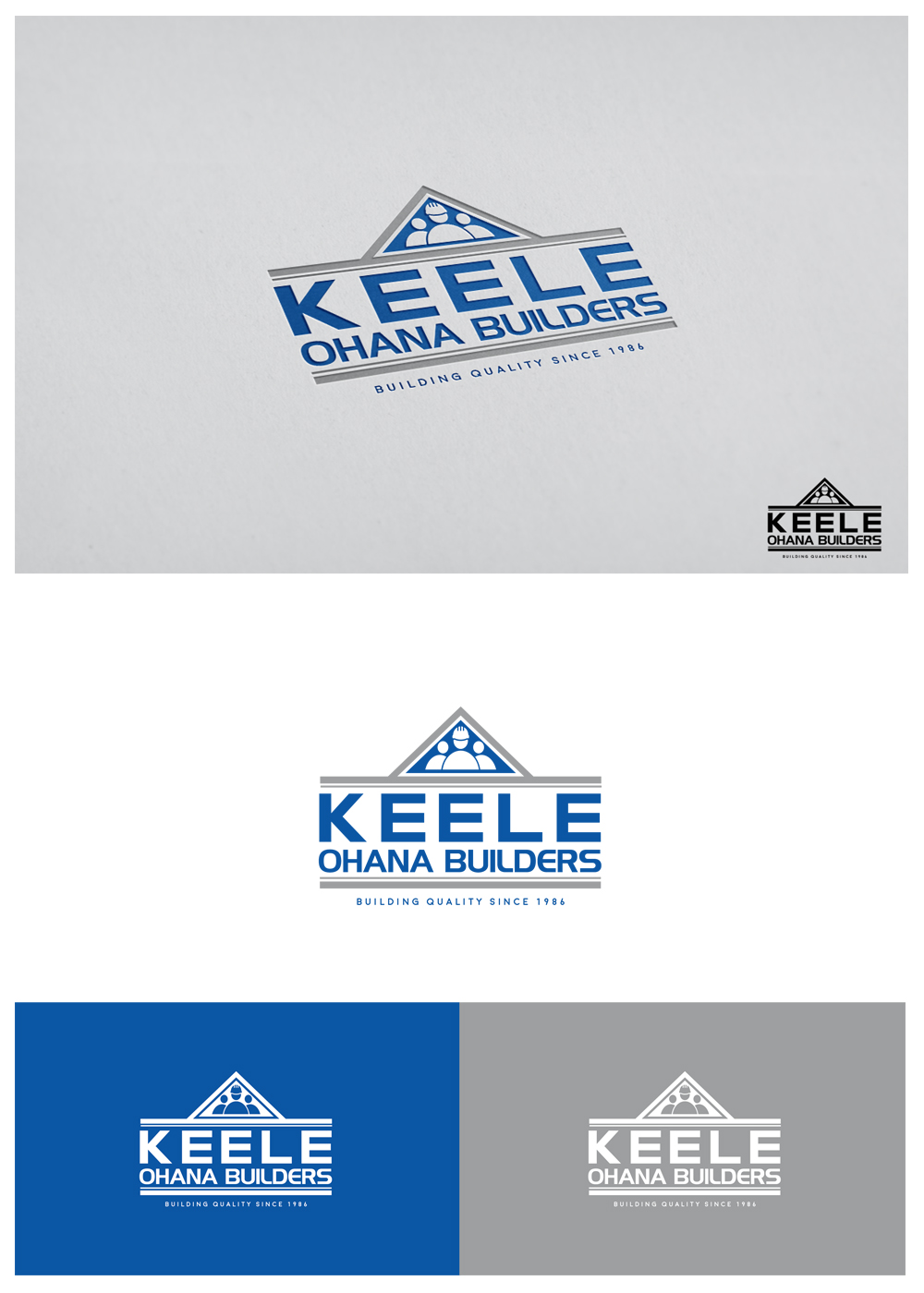 Logo Design by goranvisnjic82 for Keele Ohana Builders, Inc. | Design #15790485