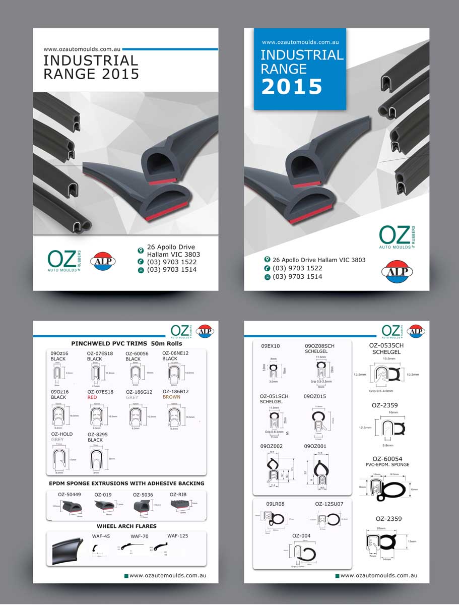 Diseño de Flyer por rkailas para ALP Oz Auto Moulds | Diseño #15832698