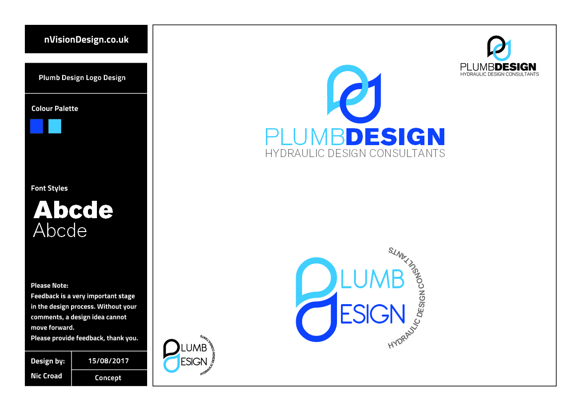 Diseño de Logo por nvisiondesign.co.uk para Plumb Design | Diseño #15786824