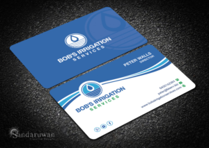 Business Card Design by Sandaruwan for Bob's Irrigation Services | Design #15800128